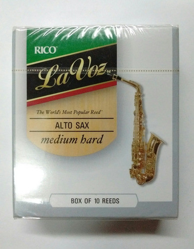 Rico La Voz Rjc10mh Medium Hard Cañas Para Saxo Alto -unidad 0