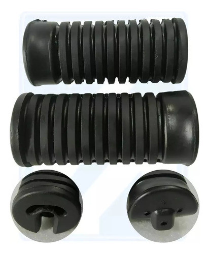 Gomas Posapies Delantero Honda C70 - Set 2 Piezas 0