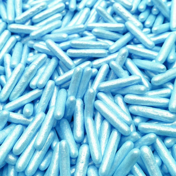 Sprinkles Rods Bastones Celeste Nacarado Comestibles 50gr 1