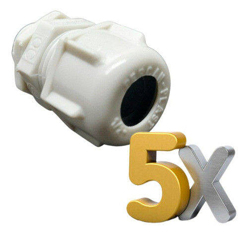 Cubre Cables Prensacable 1/2 Pulgada 3,5 A 6 Mm Pack X5 U 0