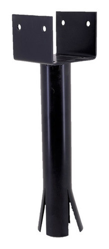 Platabanda Con Pie Para Columna De Madera 3x3 7x7cm 0