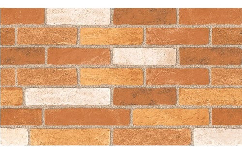 Cerámica Pared Brick Rustic - Tipo Ladrillo 32x56 Cm 0