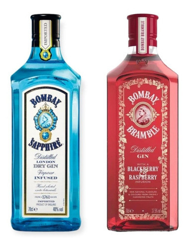 Combo Gin Bombay Saphire + Bombay Bramble 0