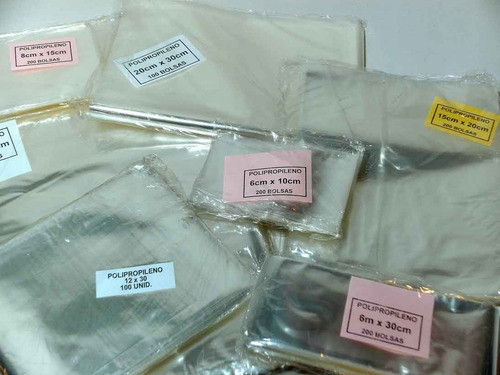 Bolsitas Polipropileno Transparente 15x35 Cm X200 Unidades 1