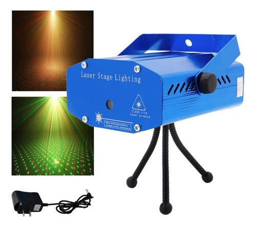 Lluvia Laser Multipunto Led Rojo Verde Audioritmico 0