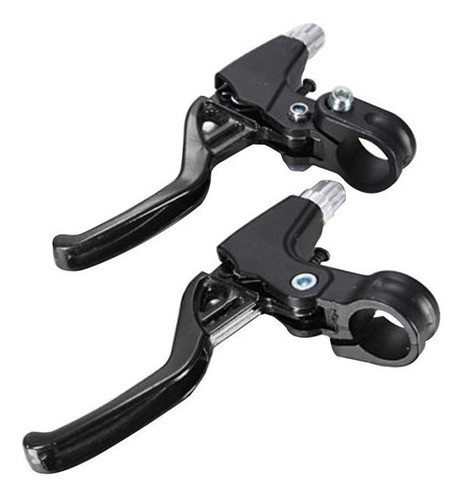 Par Palancas De Freno Bicicleta Manija Aluminio 3 Dedos 0