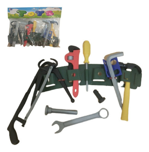 Set De Herramientas Cinturon Plastico 20 Piezas En Bolsa 0
