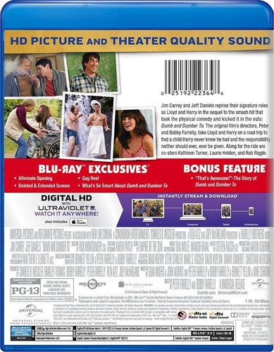 Blu-ray + Dvd Dumb & Dumber To / Tonto Y Retonto 2 1