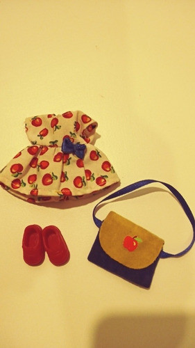 Vestido- Cartera Y Zapatos  Para Muñeca Kelly 1