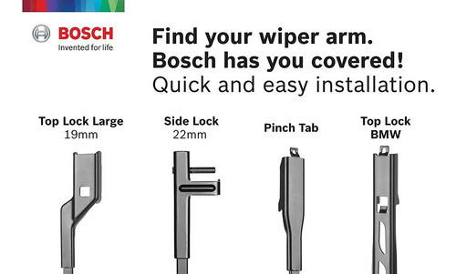 Kit Escobillas Limpiaparabrisa Bosch Ap 24/13 Honda City 1