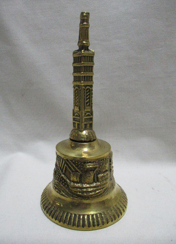 Antigua Campana Sólido Bronce Diseño Naval Completa C Badajo 0