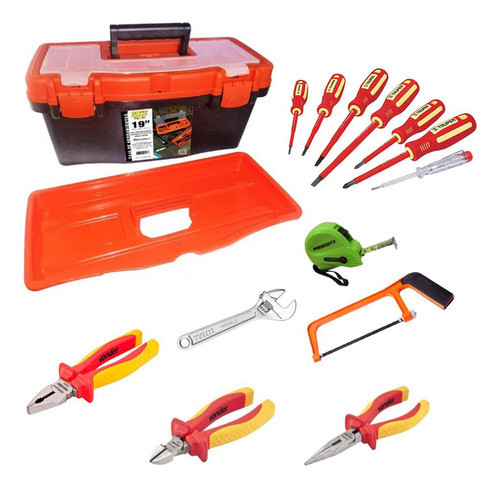 Alquiler Caja 19  Electricista Con 13 Herramientas H Y T 0