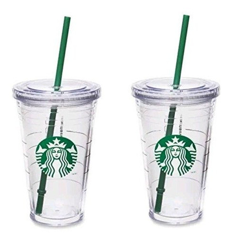 Vaso De Viaje Aislado Starbucks Paquete De 2 Paquetes De 2 O 0