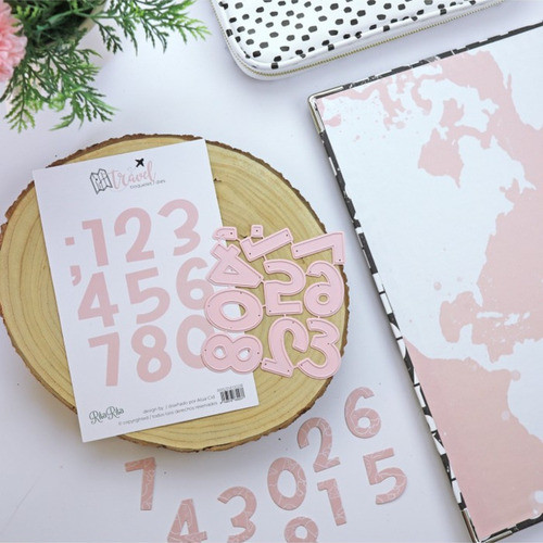 Scrapbooking Set De Troqueles Números Alúa Cid 1