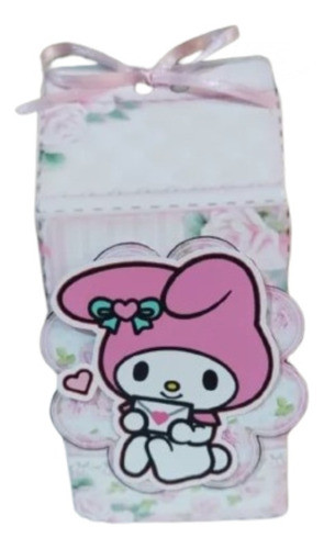 30 Cajitas Milk Box En 3d De Kuromi Melody 0