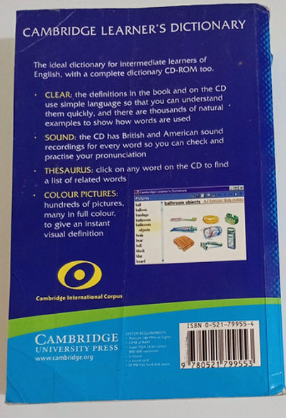 Cambridge Learner's Dictionary. Cd Rom. Ed 2001. Con Detalle 1