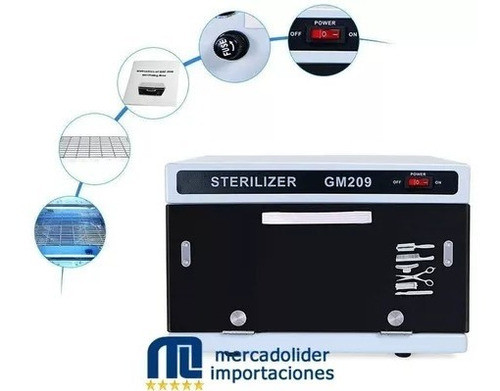 Esterilizador Herramientas Manicuria Pedicuria Profesional 1