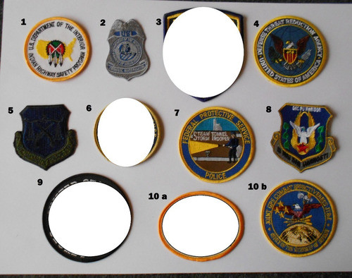 Parches Policias Del Mundo - Usa Agencias Federales 1