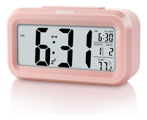 Miowachi Reloj Despertador Digital Para Dormitorios Funciona 0