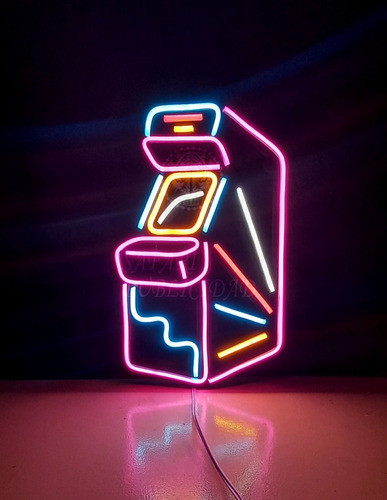 Cartel Arcade Game En Neón Led - Retro - Luminoso 1