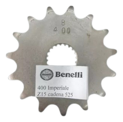 Piñón Transmisión 15 Dientes Benelli Imperiale 400 Agrobikes 0