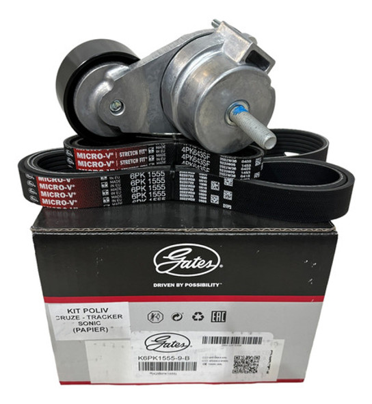 Kit Tensor Y Correas Poliv Gates Chevrolet Tracker 1.8 16v 1