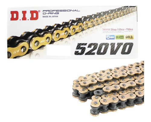 Cadena Did Japon 520 Dorada Oring Ducati Monster 696 1