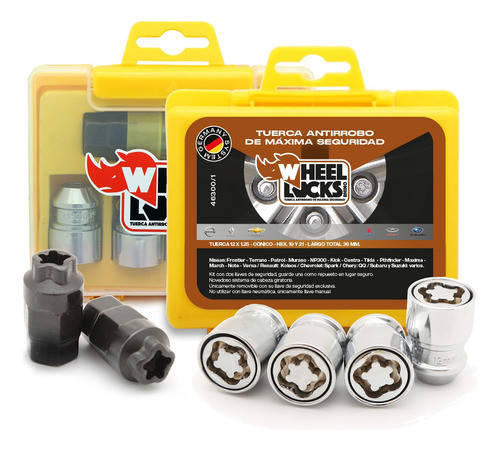 Tuercas Antirrobo Wheel Locks Nissan Frontier Suzuki Y Otros 0