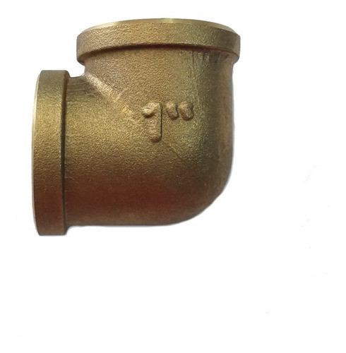 Codo Bronce Hh 2,1/2 Colectores Bajada De Tanque 0