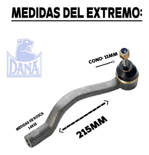 Kit X2 Extremo Renault Logan / Sandero Derecho Izquierdo 1