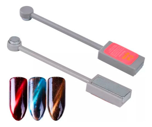 Lápiz Imán Para Uñas Doble Punta Semi Ojo De Gato Nail Art 0