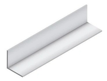 Perfil De Aluminio Angulo 25x25mm Anodizado Natural X 2 Mts 1
