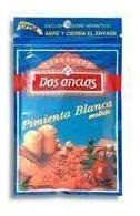 Pack X 6 Unid. Pimienta  Bca Molida 25 Gr Dos Anclas Condim 0