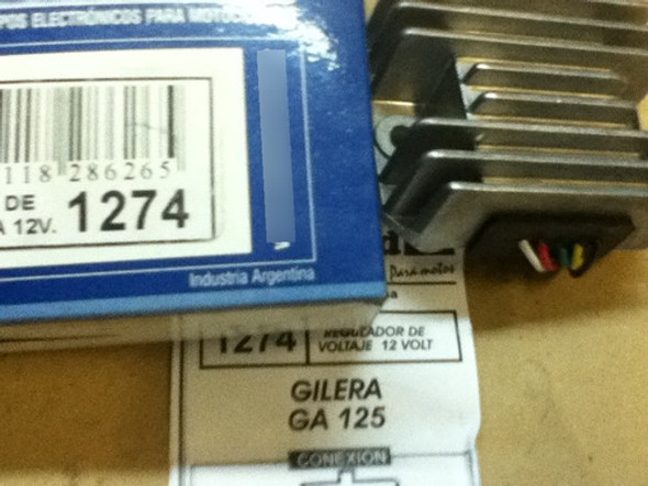 Regulador De Voltaje Gilera Ga 125 0
