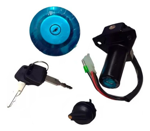 Kit Cerradura Tambor Llaves Tapa Tanque Yamaha Ybr 125 250 0