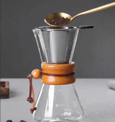 Cafetera De Borosilicato C/filtro 800ml Cafier 1