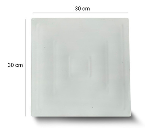 Plato Cuadrado De Servir Porcelana Blanco Bandeja Fuente 1
