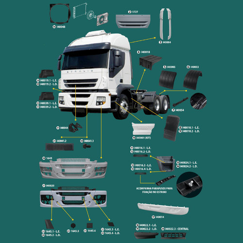 Tapa De Bateria Para Iveco Eurotech/stralis C Importado 1