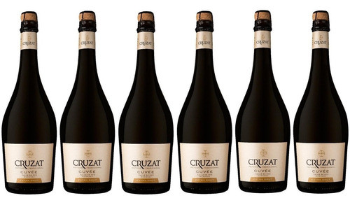 Caja X 6 Cruzat Extra Brut 750 Ml Método Tradicional 0