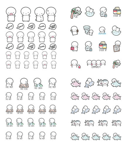 Stickers Para Agendas - Imprimible Pdf Digital 0