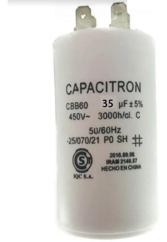 Capacitor Marcha/condensandor 35 Uf 0