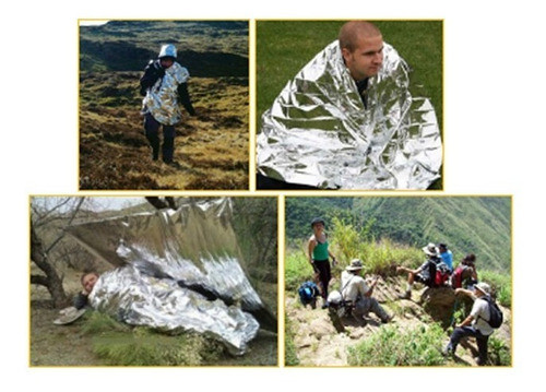 20 Mantas Termica Supervivencia Emergencia Trevo 1