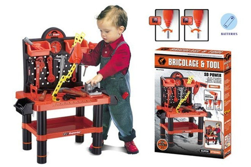 Carpintero Herramienta Gigante Con Accesorios Juguete Nuevos 1