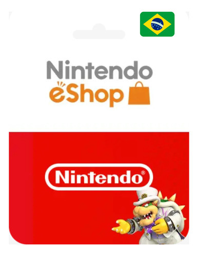 Nintendo Eshop Brasil Gift Card 50 Reales 0