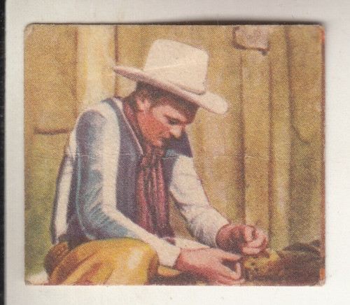 Cine 1954  Figurita De Gary Cooper Album Uruguay Vintage 0