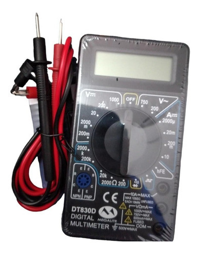 Tester Digital 830 C/buzzer Megalite 0