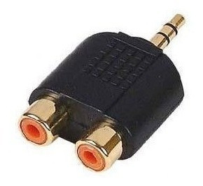 Adaptador Plug 3.5mm Stereo A 2 Jack Rca Tv Audio Envios 1