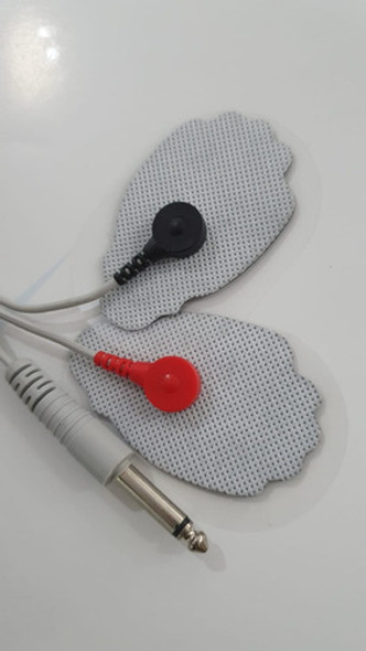 Cable Para Electroestimulador Con Clip Electrodos Adhesivos 1