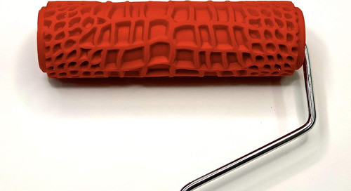 Rodillo Texturador De Goma Piel De Cocodrilo 7 Pulgadas 0