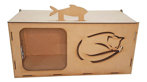 Juguetes Juegos Para Gatos Casita Baúl De Entretenimiento 0